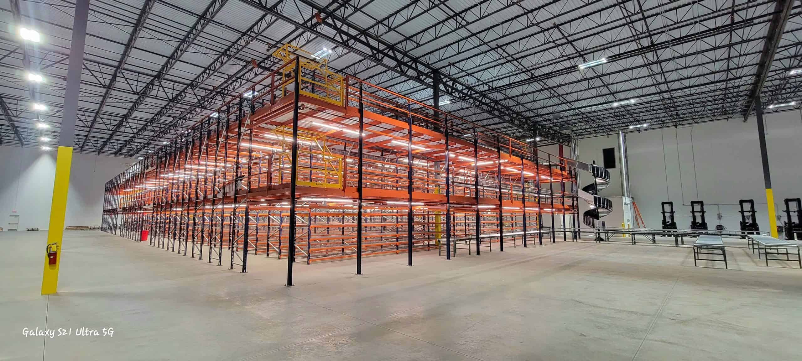 Rack-Supported Mezzanine